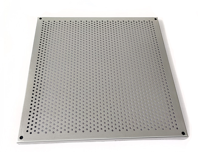 Width 1m Perforated Mesh Sheet , Decorative Perforated Sheet Metal 3mm Hole
