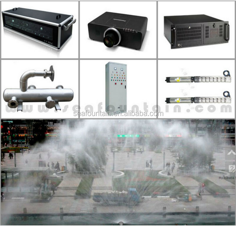Video Show Water Movie Screen Musical Laser Water Screen Fountain