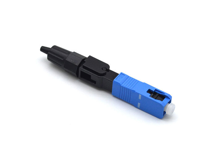 2 X 3 mm Cables Field Assembly Connector , SM / MM LC Fiber Optic Connector