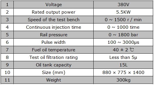 Car diagnostic tool auto bosch common rail injector test bench
