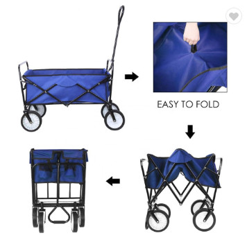 Commercial Metal Collapsible Folding Camping Cart Waterproof Canvas Fabric