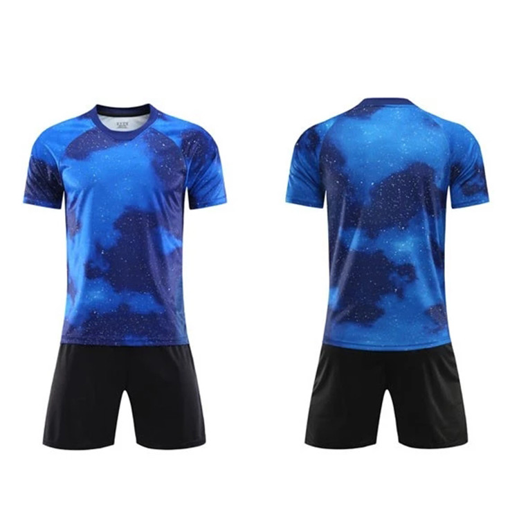 Custom sublimation blank soccer jersey kits with customer's logo