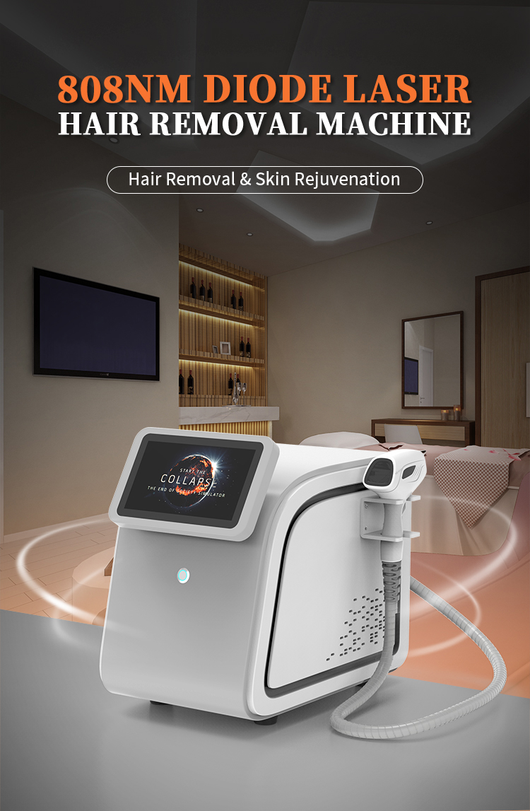 High Quality Nd Yag Laser Portable 808 Diode Laser Hair Removal Machine Instrument