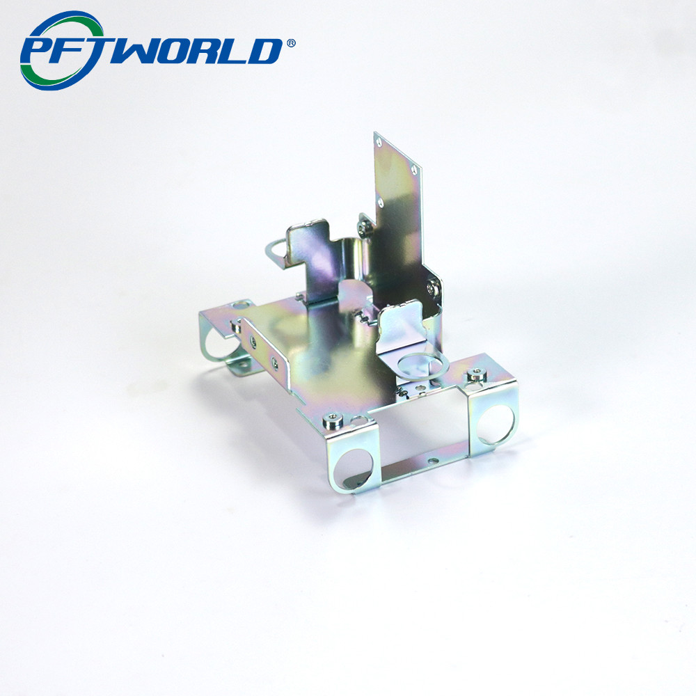 Custom CNC Machining Colorful Zinc plating Steel Welding Bending Sheet Metal