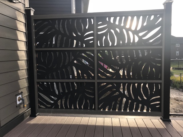 Custom stainless steel outdoor partition privacy garden screen
