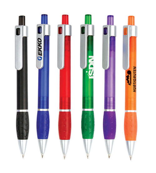 Logo printed personalized stationery orange ball pen