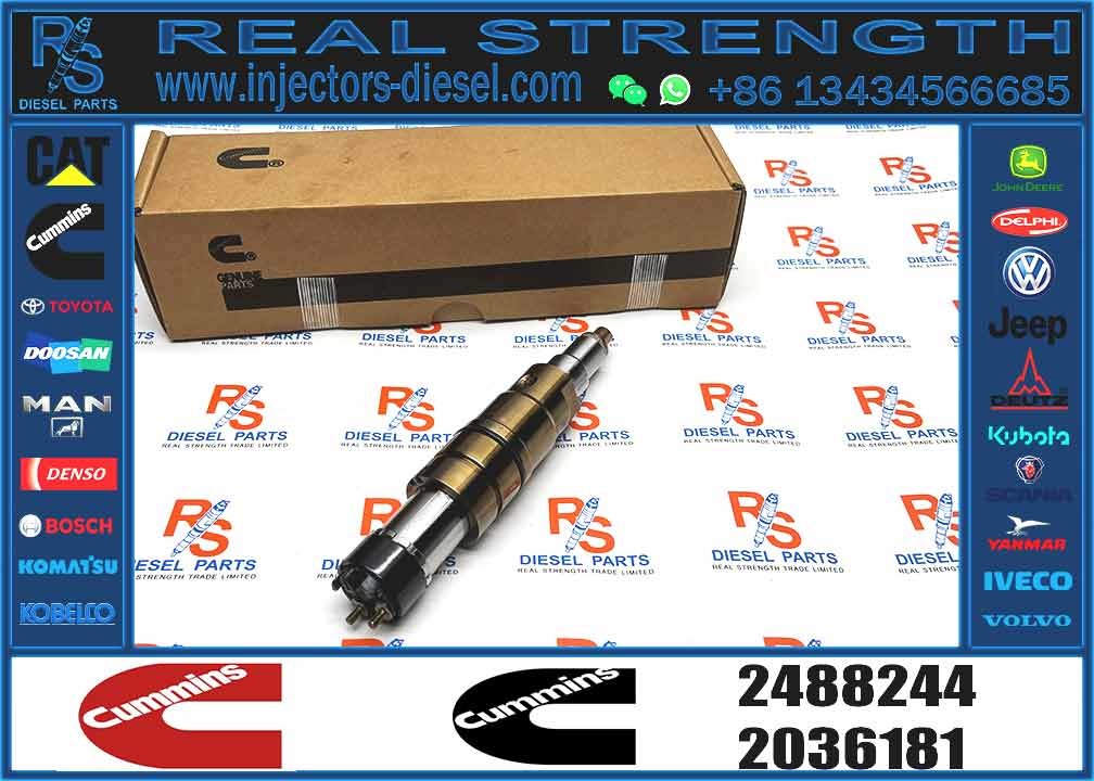Fuel Injector Diesel Engine Injector Common Rail Injector Repair Kit 2488244 2872544 2872289 2872284 4955080