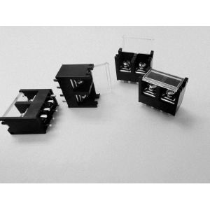 Black Barrier Terminal Block Connector11mm Pitch 2 Positions For Power Supply