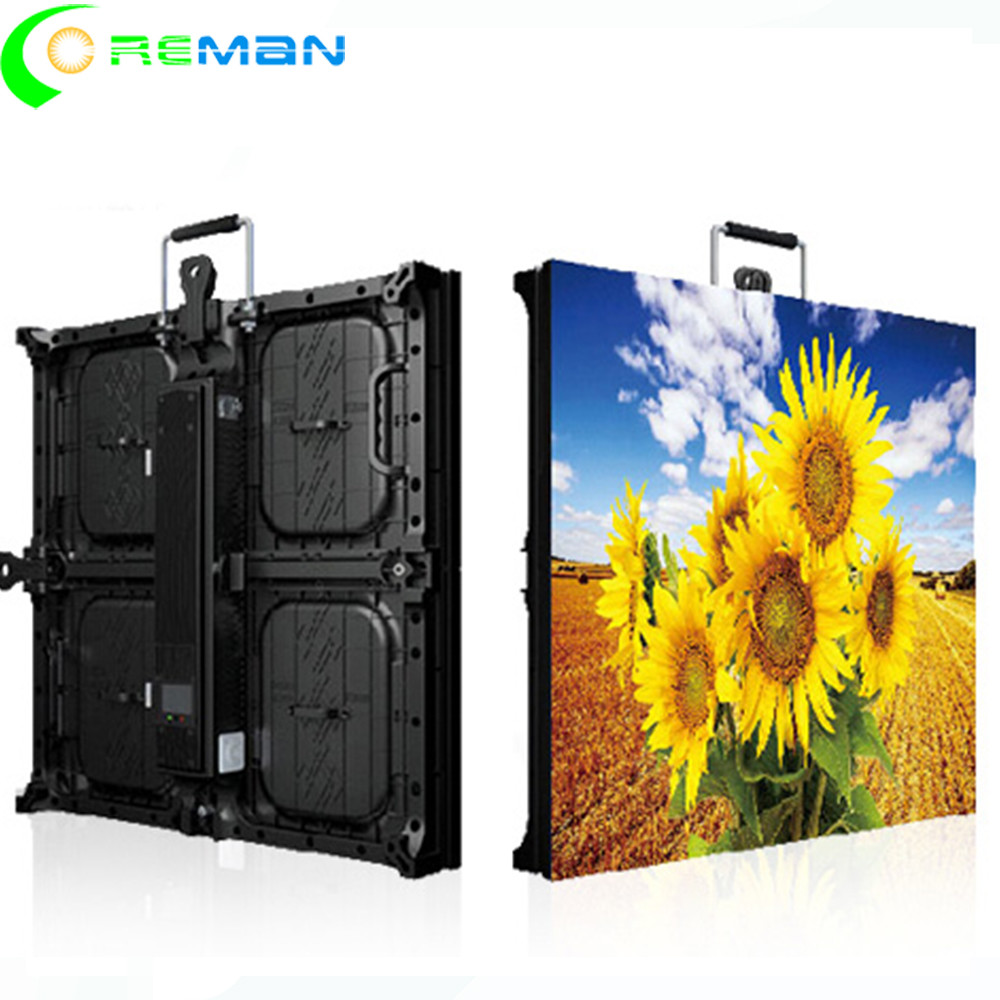 Exterior Small LED Video Wall Cabinet Advertising Ultra Slim 500x500mm 3.91mm Pixel