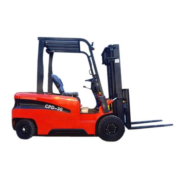 3 Ton Electric Forklift Equipped With Large Battery Capacity , Solid Tires 1.2M