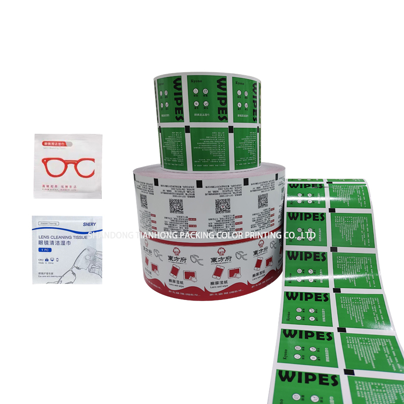 Flexographic Printing Aluminium Foil Paper for Alcohol Pad Packaging Material Offered