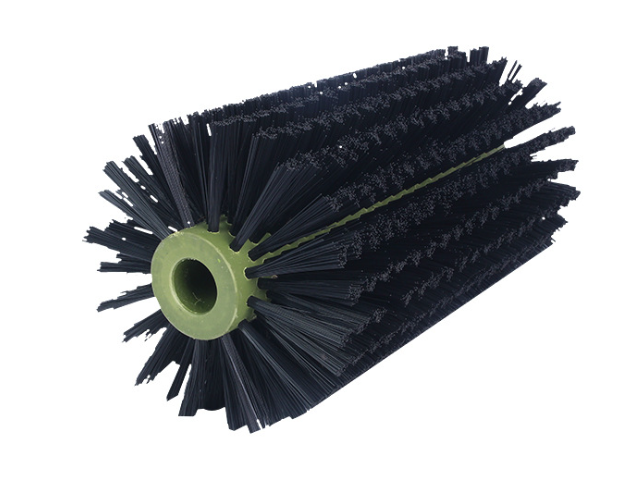 Customized Special Industrial Cylindrical Roller Brush , Spiral Brush For Dusting Customized Color