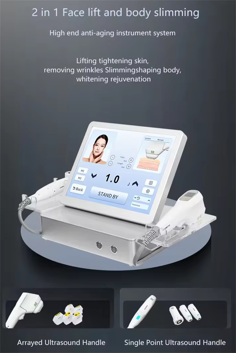 Foldable Wrinkle Removal Micro Focused Ultrasound HIFU 9D Device