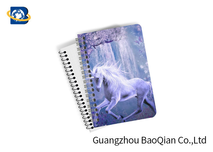 Unicorn Design Depth Effect A4 A5 A6 3D Lenticular Notebook For Student Stationery Eco-friendly