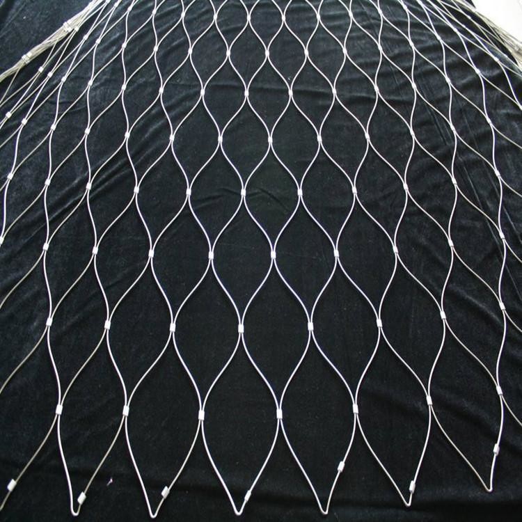 Reliable 304 Stainless Steel Cable Mesh Black Oxidation