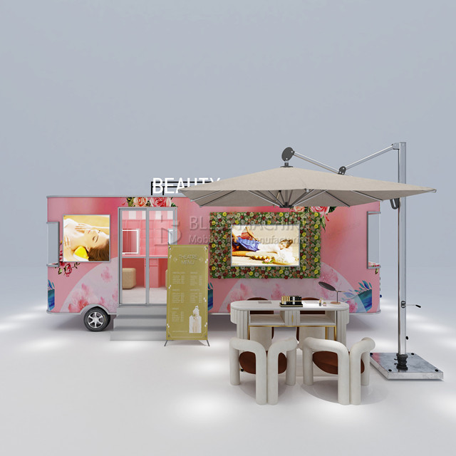 Mobile Salon in Technology with 4 Wheels and L420.00cm*W180.00cm*H230.00cm Dimensions