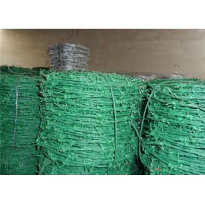 China 25kg Pvc Coated Barbed Wire , Bulk Coiled Razor Wire on sale