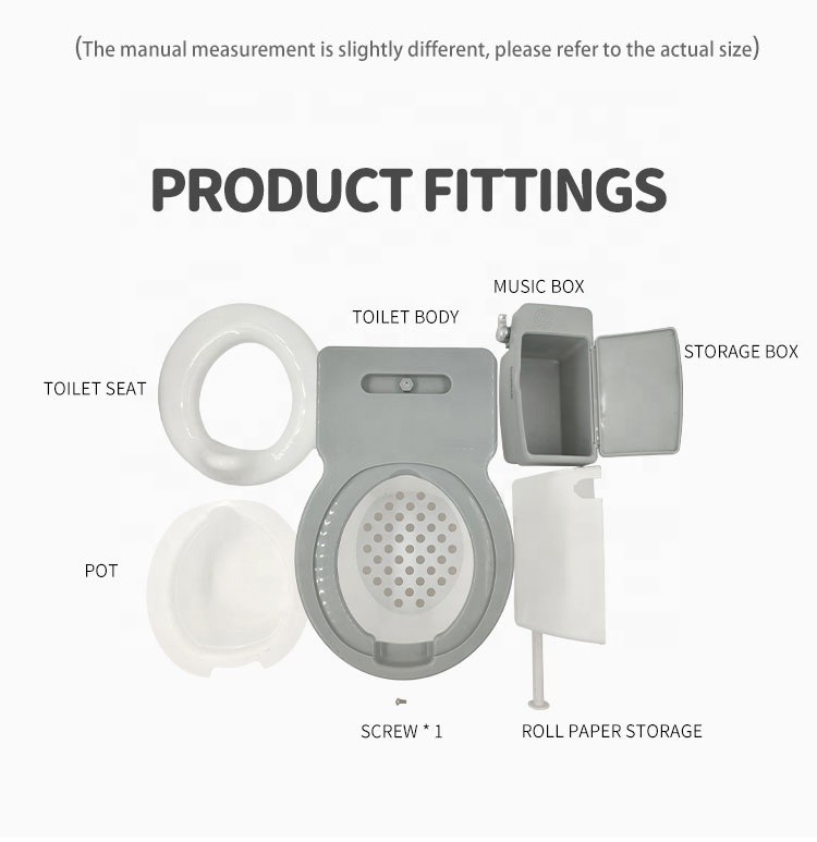 Factory Directly Supplier Baby Potty Non-Toxic Child Training Toilet Cute Cartoon Design For Toliet Trainer