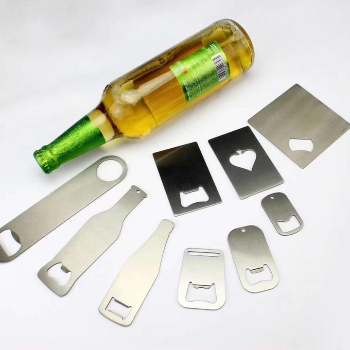 Sublimation Blank Bottle Opener Stainless Steel Beer Bottle Opener Anti Corrosion