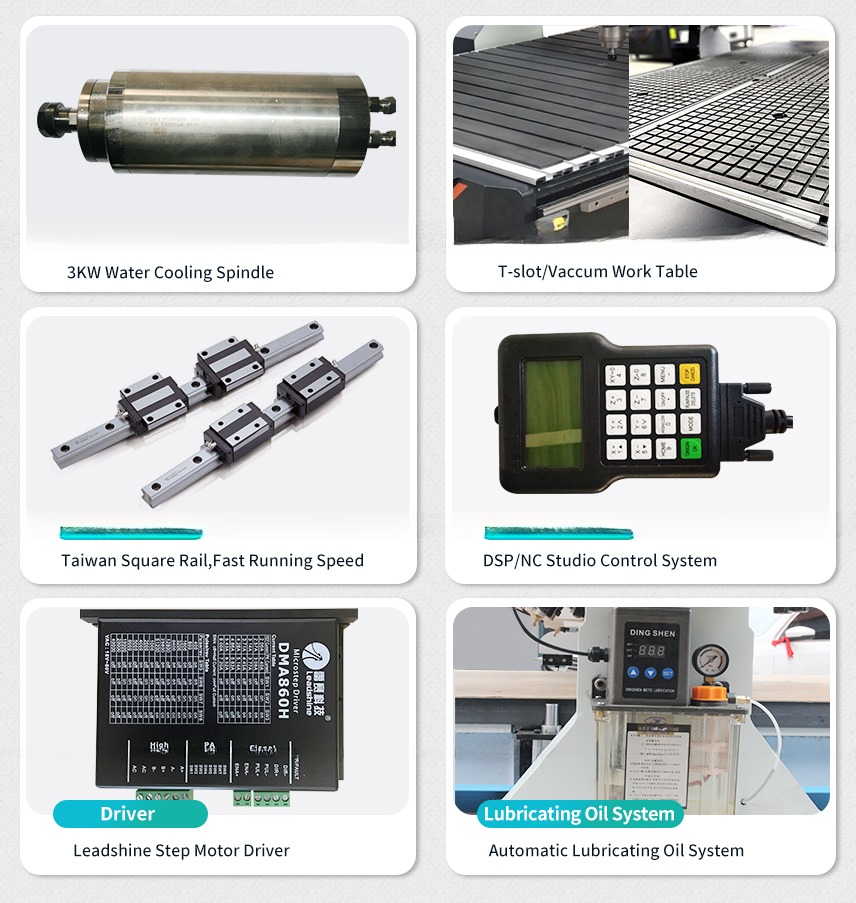 High Precise Cnc Wood Routers Woodworking CNC Router For Plastic Wood Door