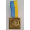 Buy cheap antique brass plating Finisher zinc alloy metal medallion from wholesalers