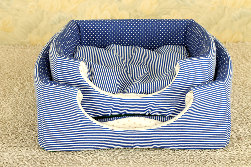 pink dog bed