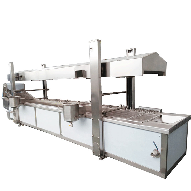 automatic continuous chicken deep fryer machine