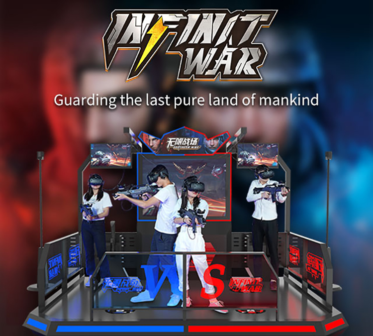 VR Aircraft Game Machine 9D Infinite War Shooting Simulator Stand Motion Equipment