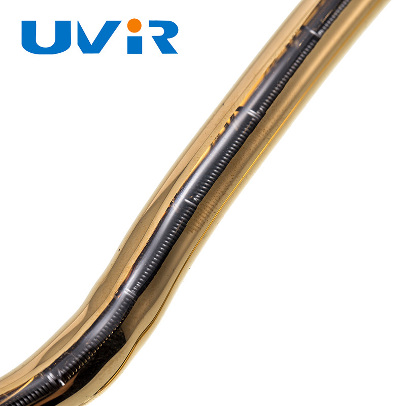 3D Gold Coating Infrared Heater Quartz Tube Electric 45-480V