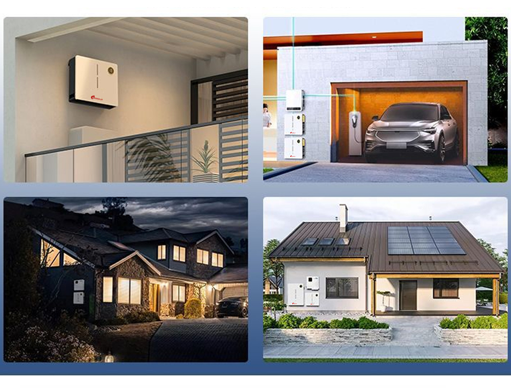 7000 Times Cycle Life Li-Ion Solar Energy System for Wall-mounted Solar Powerwall Battery