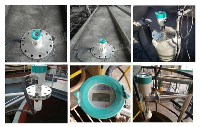 80ghz Radar Level Transmitter Slurry Storage Tank Radar Liquid Level Sensor 15-28VDC 3