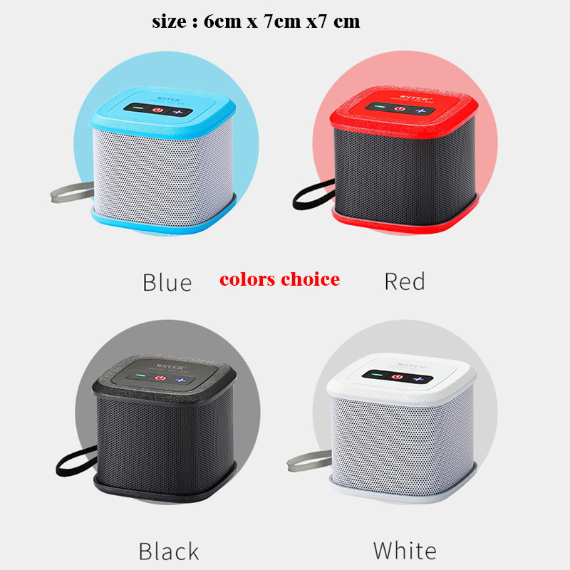 Customization 6cm ×7cm × 7cm Small Wireless Portable Bluetooth Speaker