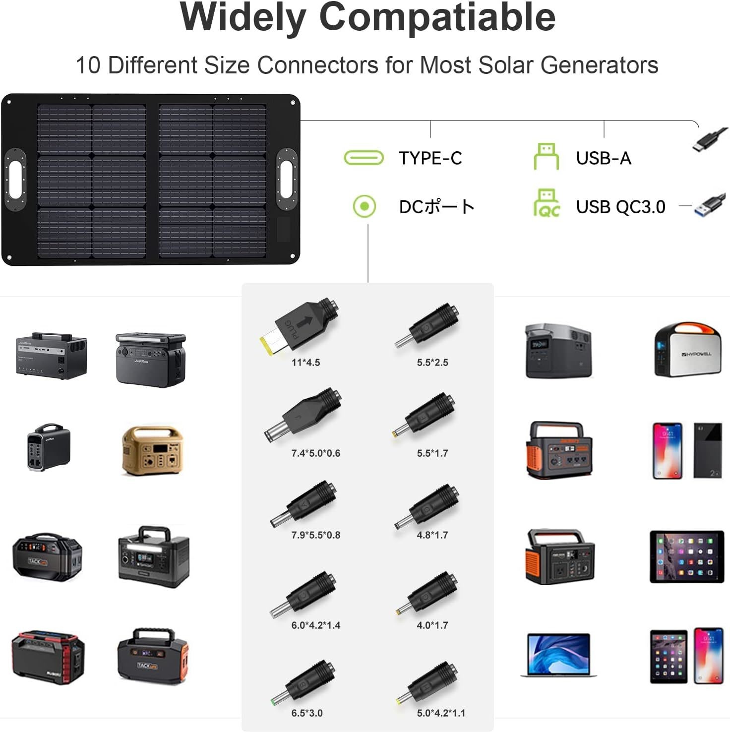 Folded Size 56.5*60.2*40 mm Portable Solar Energy Charging Bag with 2 Panels