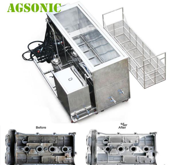 Condenser Radiator Industrial Ultrasonic Parts Cleaner , Engine Parts Cleaning
