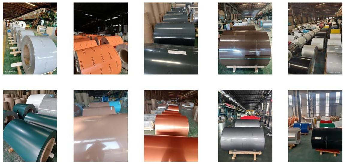1100 PE Coating Color Gold Pre Painted Aluminium