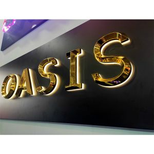 Custom Led Illuminated Advertising Backlit 3d Neon Led Letter Light Sign