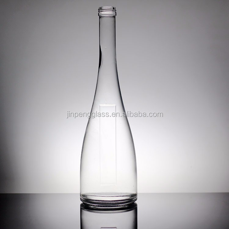 Acid Etch Surface Handling Glass Bottle Body Material Glass for Olive Oil 500ml 750ml
