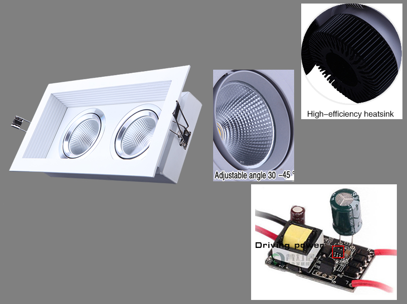 Grille Down light - new LED Grille Down light wholesaler