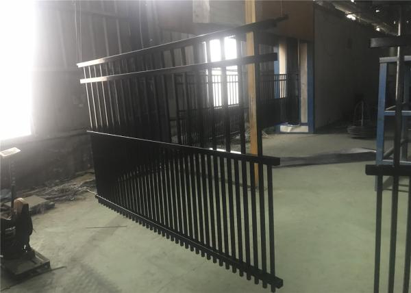 Steel Tubular Garrison Fencing 1.8mtr x 2.4mtr rail 45mm*45mm wall thick 2.00mm