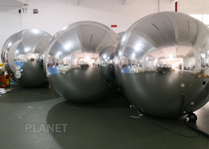 Advertising Reflective Inflatable Mirror Ball For Party Decoration