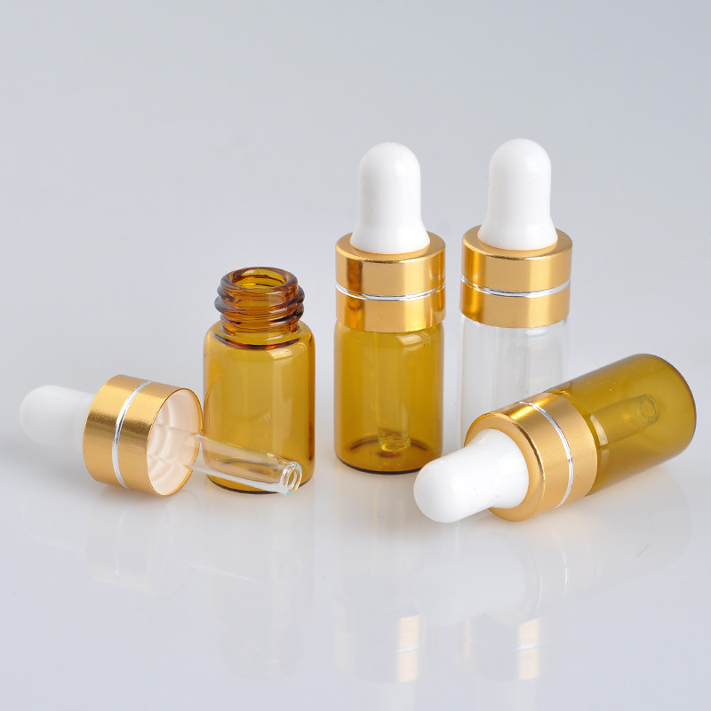Aluminum Empty Essential Oil Bottles Refillable Essential Oil Glass Bottles