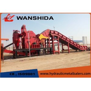 China Heavy Duty Scrap Metal Shredder Line Vehicles Scrap Crusher Machine on sale