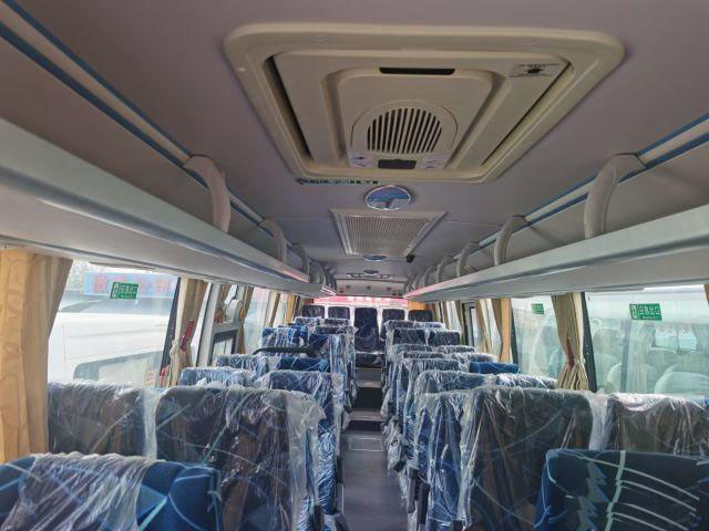 Used Kinglong Bus 44 Seats New Brand Double Doors Airbag Chassis
