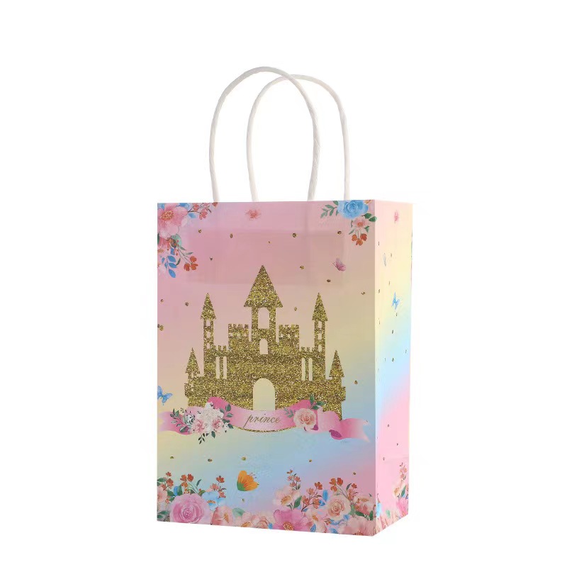 Chinese Style Custom Printed Paper Bags for Business Shopping