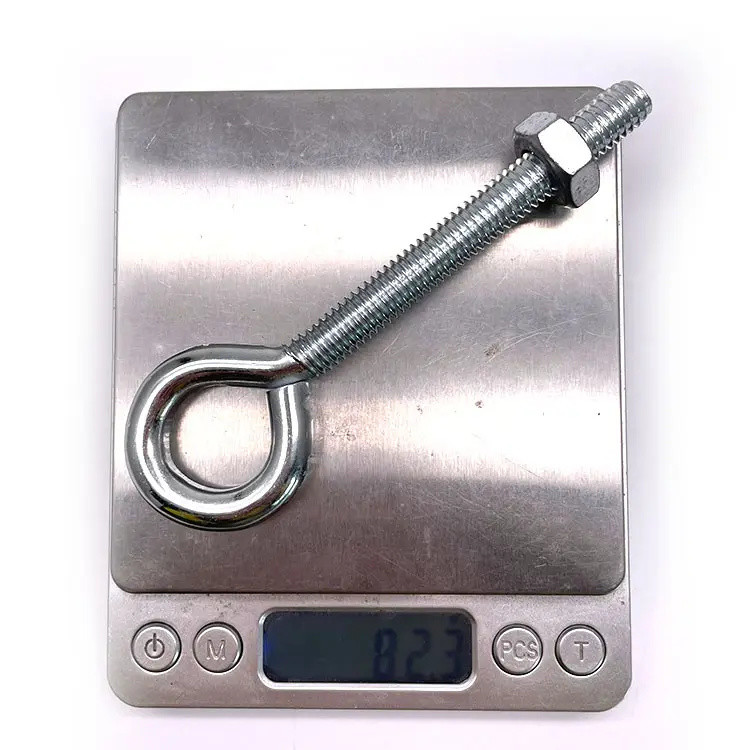 Fastening Eye Bolts Screws With Round Head Design - Various S And Improved Fastening