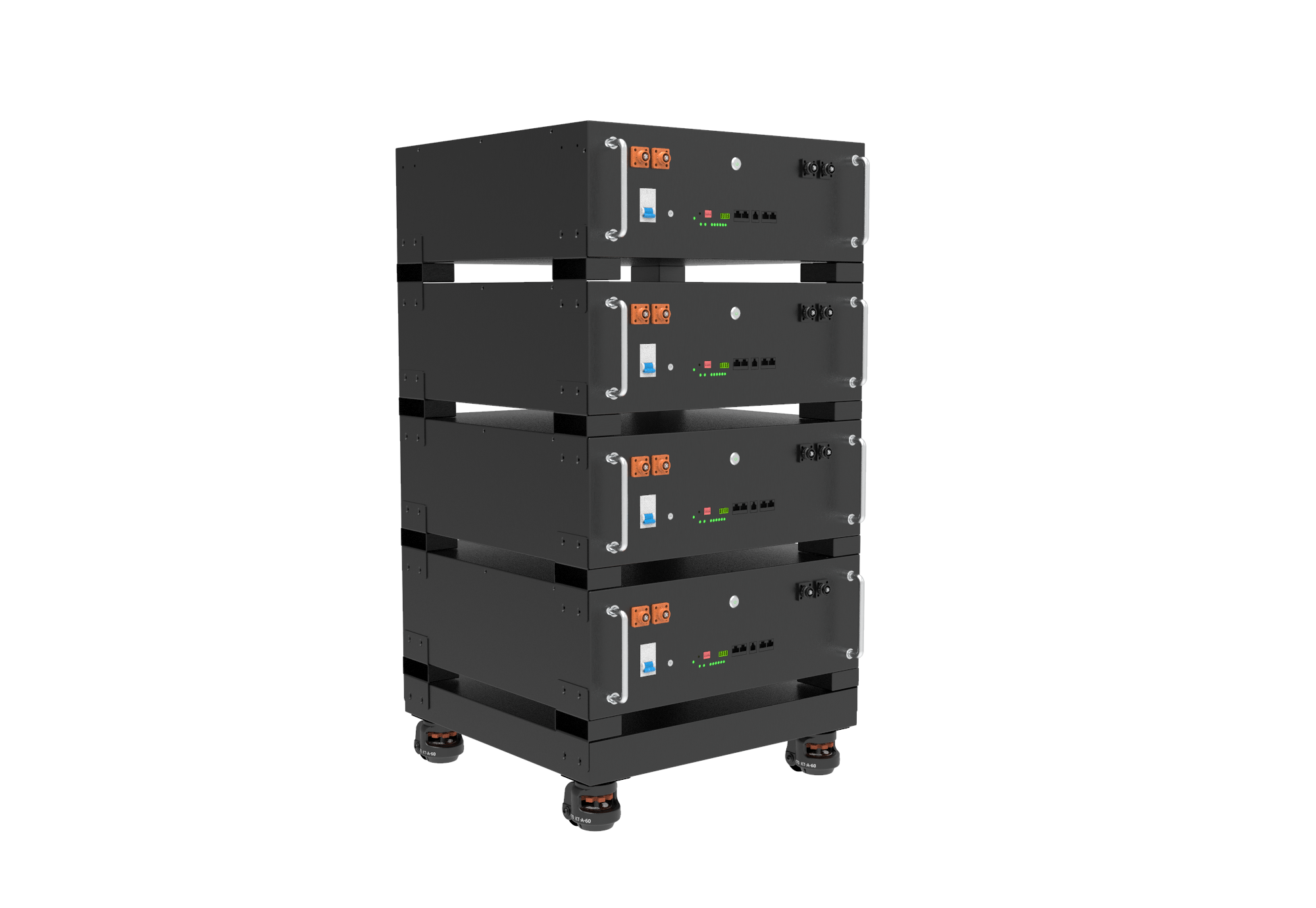 51.2V 10KWH/20KWH LFP Rack-Mounted Solar Energy Storage System Capacity 400A 48V 200Ah