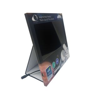 custom design retails video display monitor, counter pos with 10 inch monitor