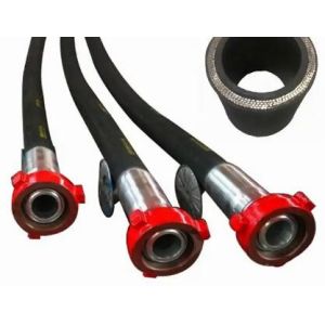 China 2 inch Drilling rotary hose Steel Wire Flexible Hose For Oil Field Well Cementing API 7 at high pressure high strength on sale