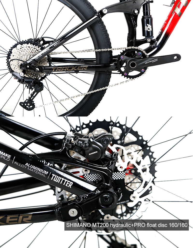 Slotted Hub Mtb Mountain bike AL7005 Aluminum Alloy Mountain Bike 29er 27.5 Inch