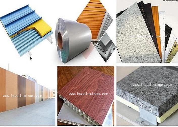 Granite Coated Aluminium Coil , 5mm Thickness Brushed Aluminum Coil